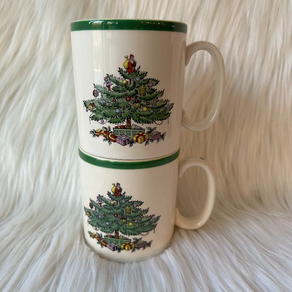 Spode Set of 2 Small Holiday Mugs